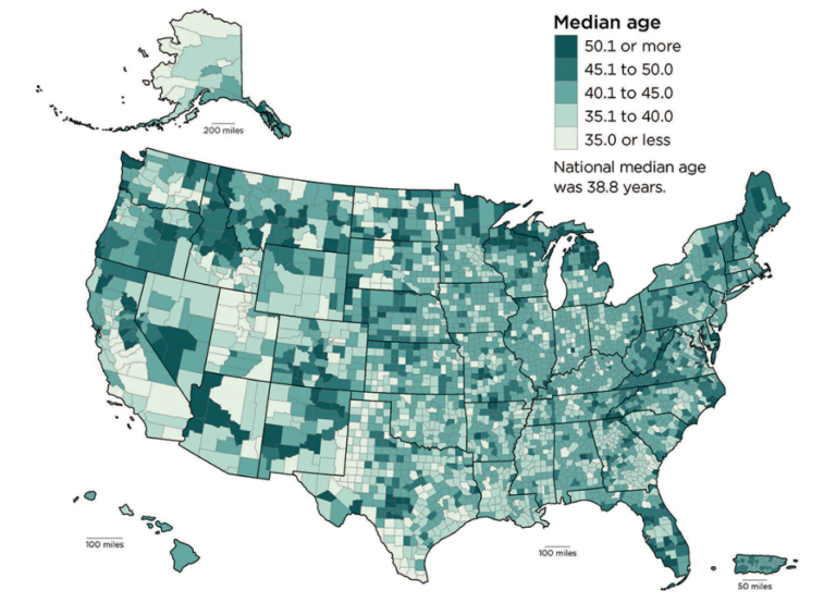 America S Demographic Map The Econonaut 2021 07 US Demographics 768x554 